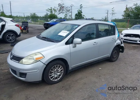 2008 Nissan Versa 1.8S из США, поврежденный, VIN 3N1BC13E28L407624